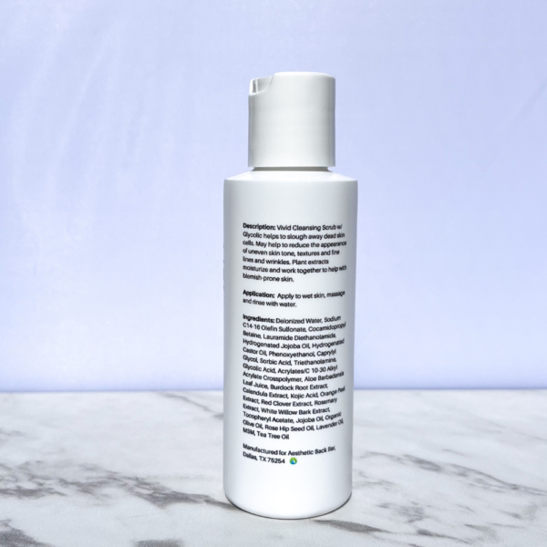 professional glycolic vivid cleansing scrub