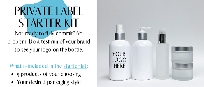private label skincare starter kit