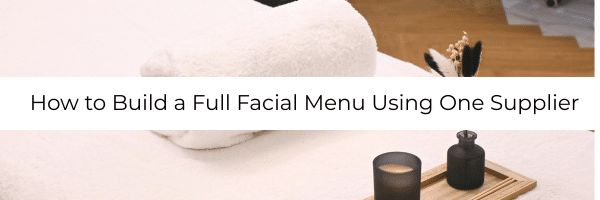 how to build a spa menu