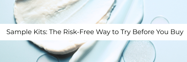 Aestheticians Skincare samples