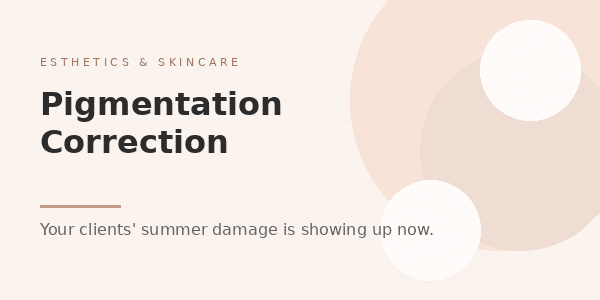 post summer pigmentation treatment